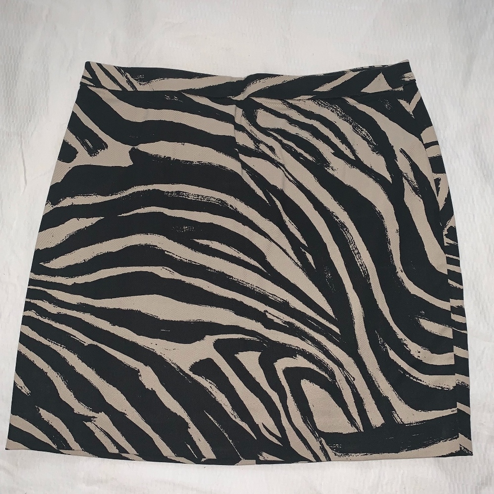 H&M Zebra Mini Skirt